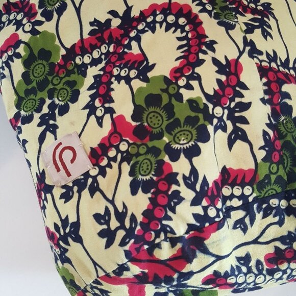 Rwanda Partners Womens Pocketbook Ivory Multicolored Paisley Sling Bag - Picture 6 of 10